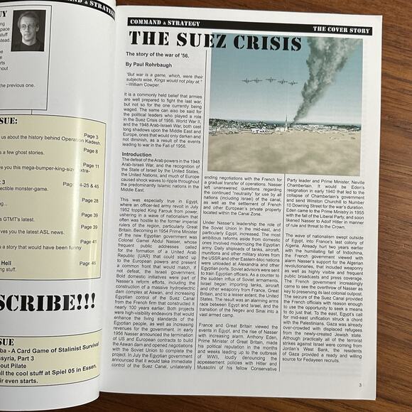 Command & Strategy Issue #3 Operation Kadesh - Picture 5 of 6